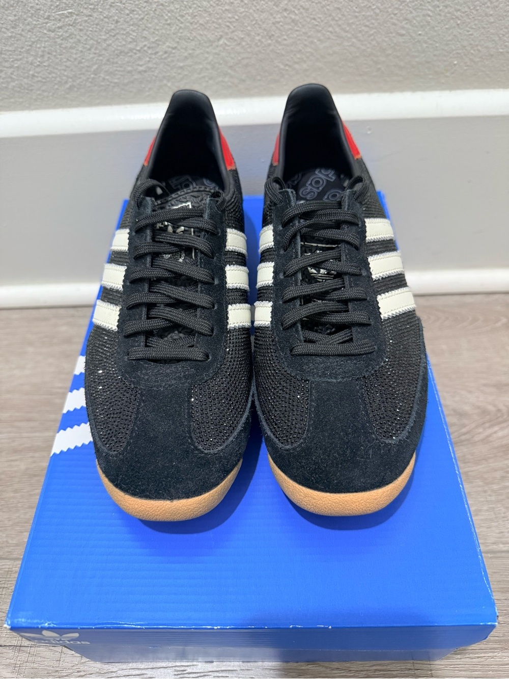 Adidas SL72 OG Rhinestone Black - Picture 6 of 14